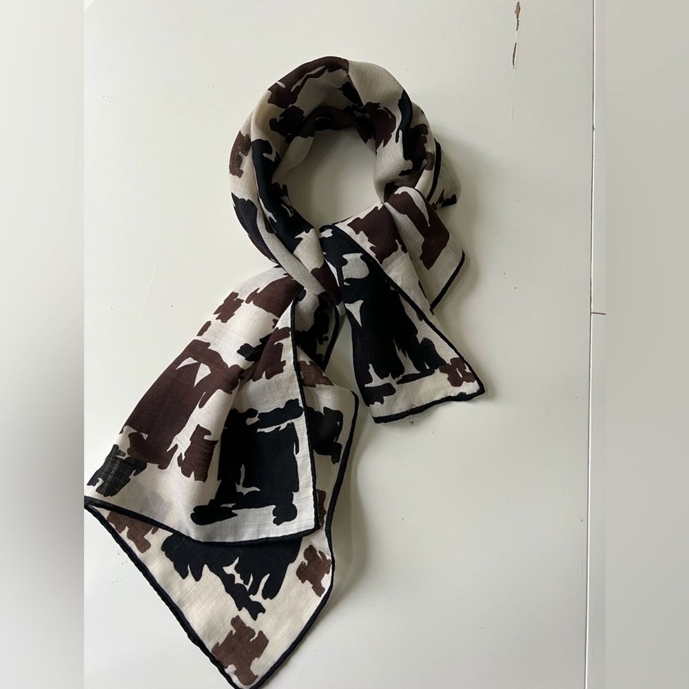Vintage Japanese wool neck scarf